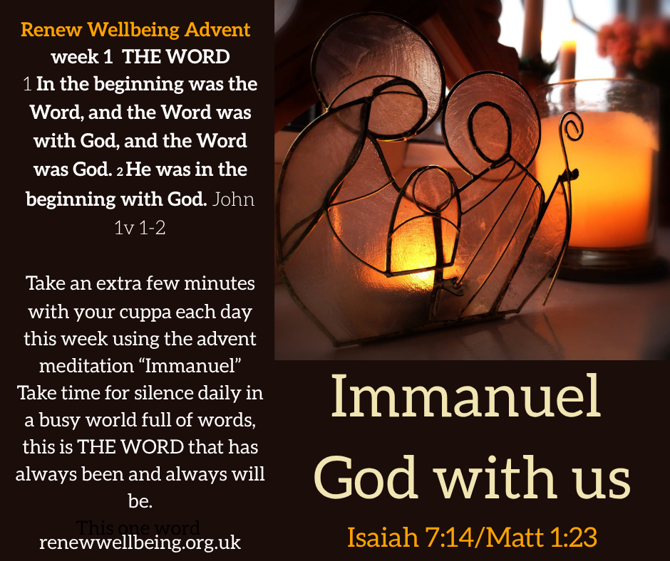 Advent week 1 the word